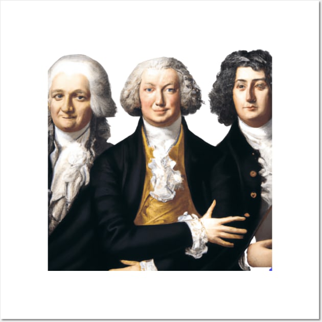 Classical Legends: Beethoven, Mozart, Bach Wall Art by ProTee's